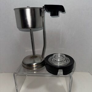Corning ware 10 cup percolator, coffee pot heating element lid basket parts only